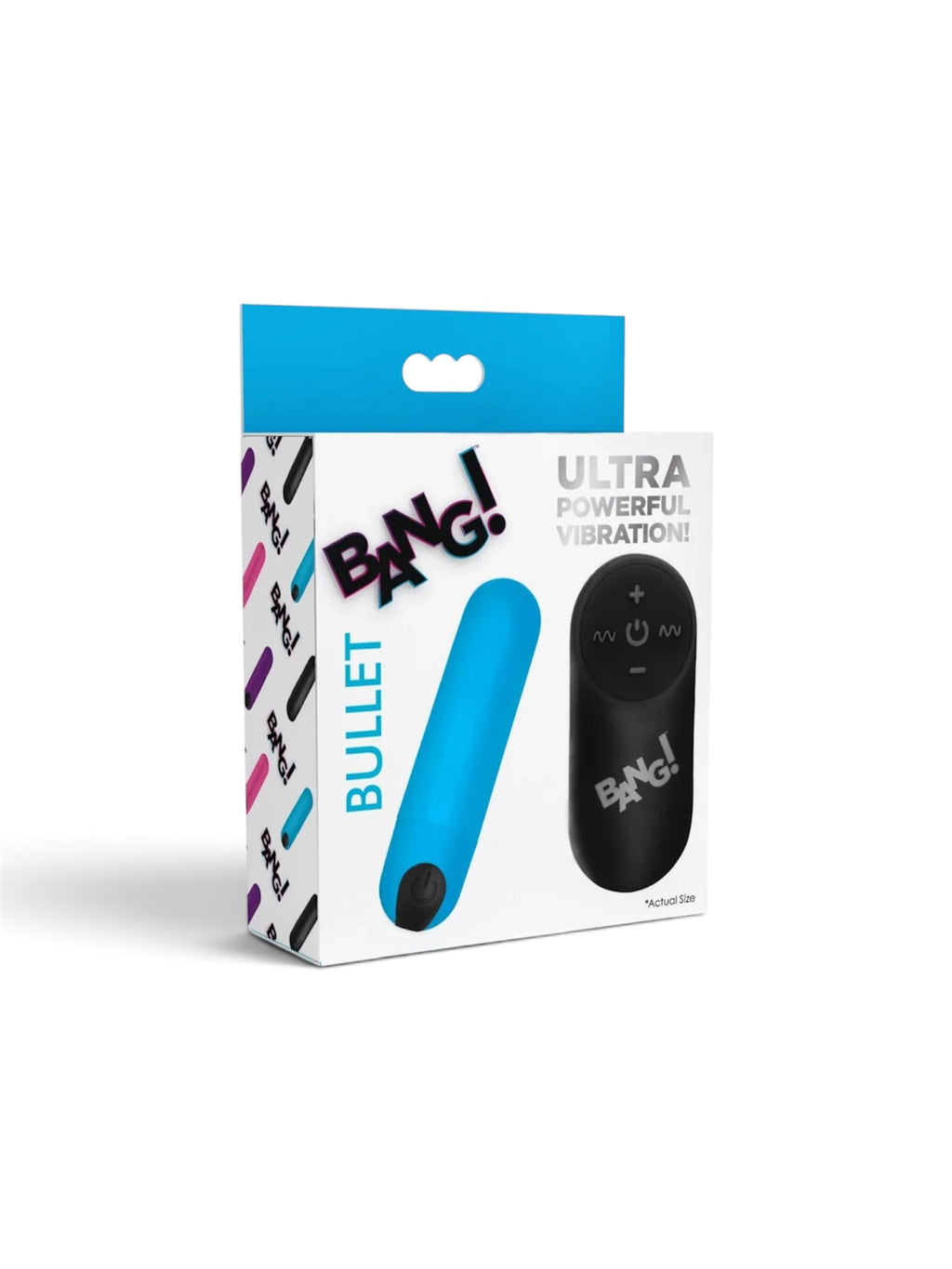 21X Vibrating Bullet with Remote Control – Blue