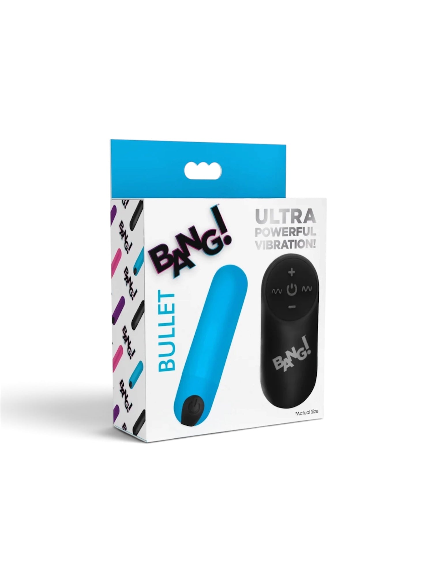 21X Vibrating Bullet with Remote Control – Blue