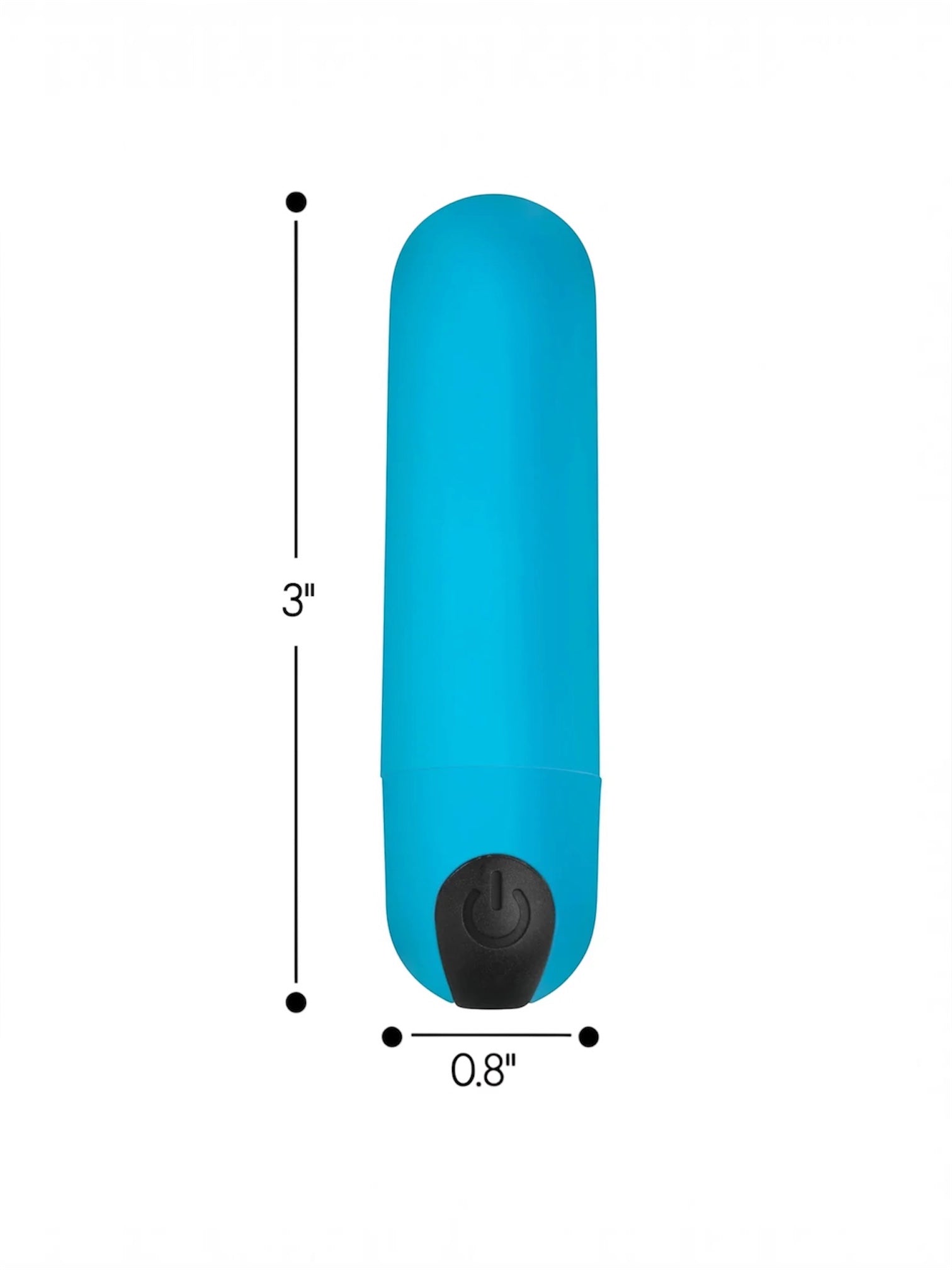 21X Vibrating Bullet with Remote Control – Blue