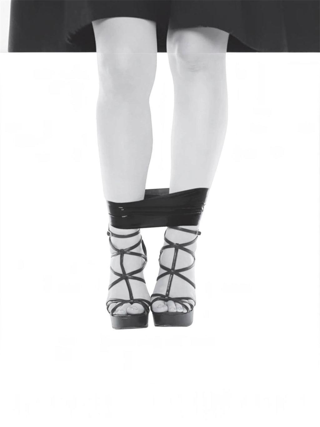 Black Bondage Tape — 65 mm × 20 m