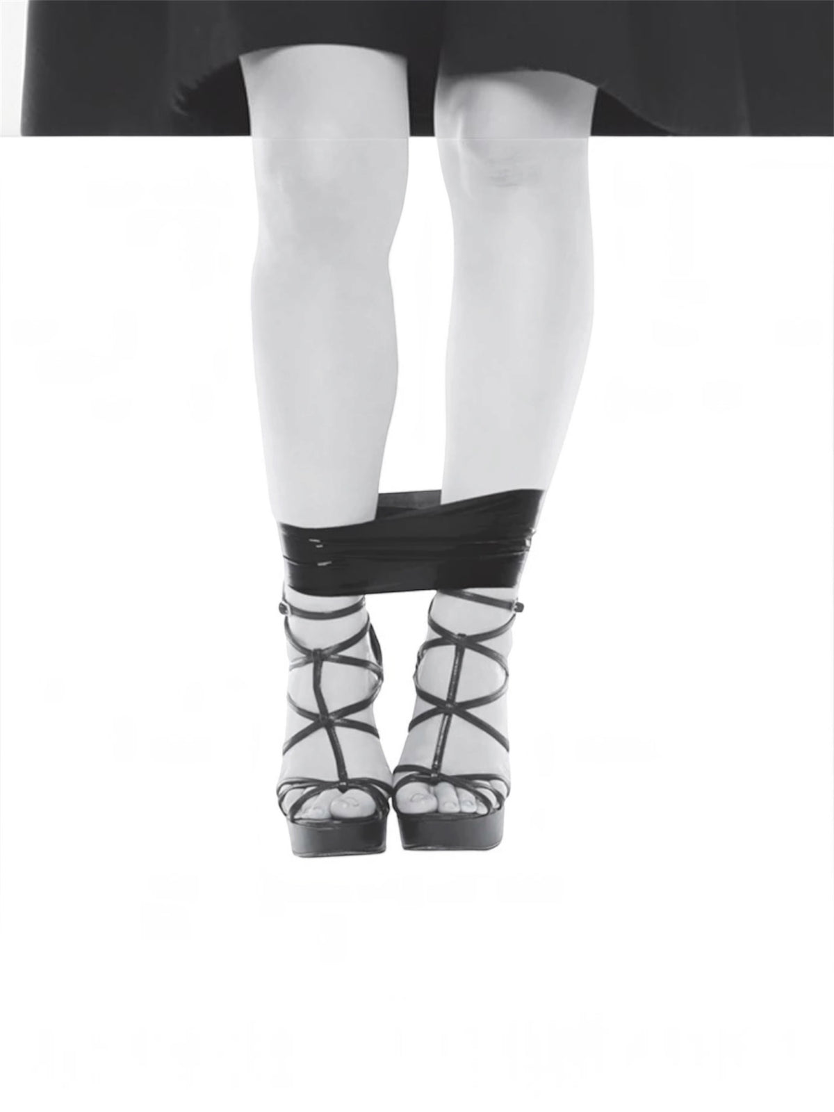 Black Bondage Tape — 65 mm × 20 m