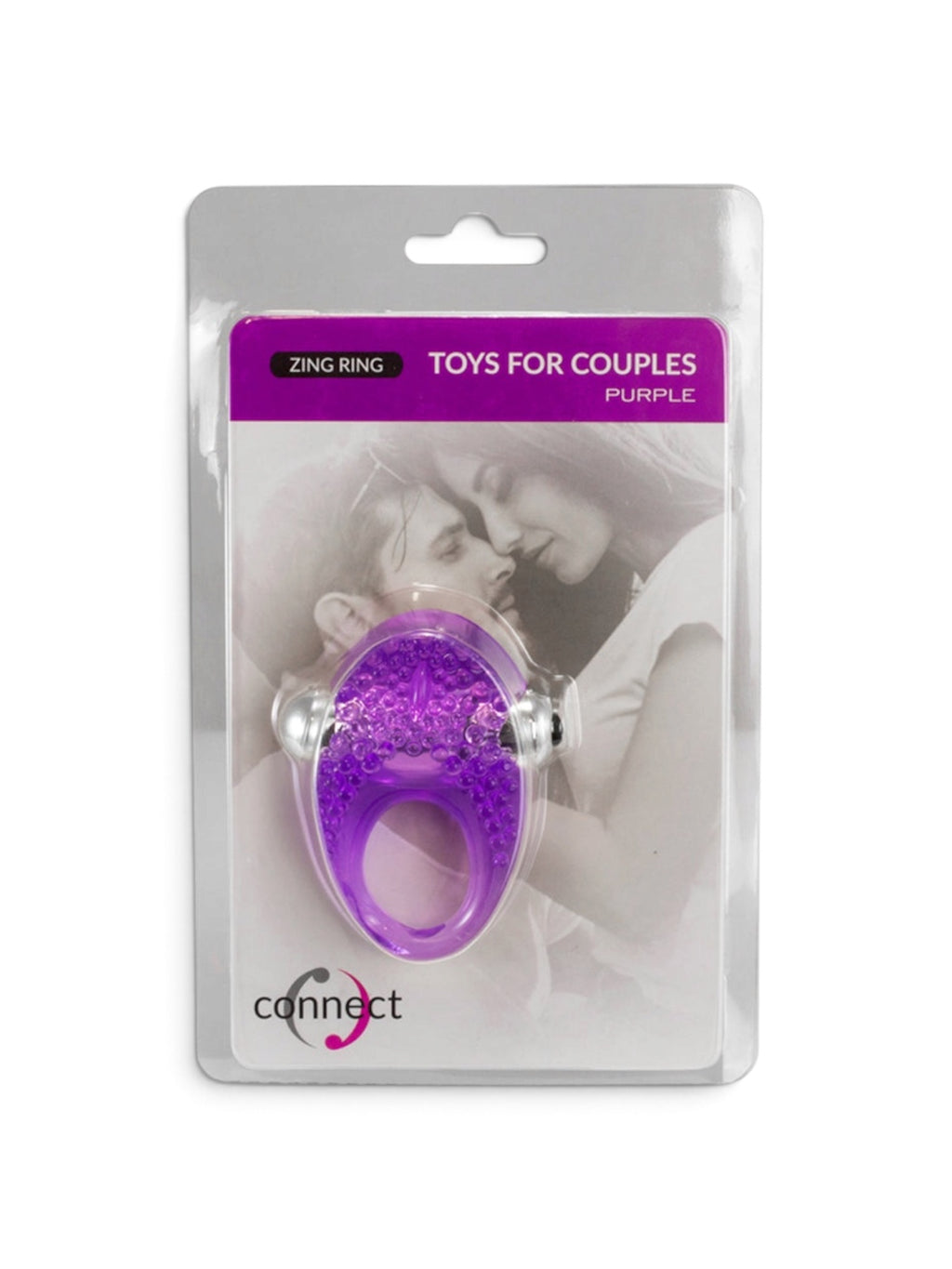 Connect Zing Vibrating Cock Ring – Purple