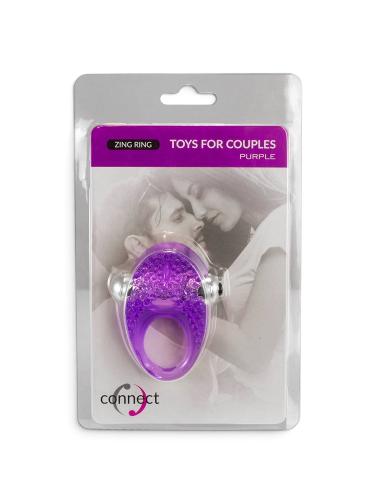 Connect Zing Vibrating Cock Ring – Purple