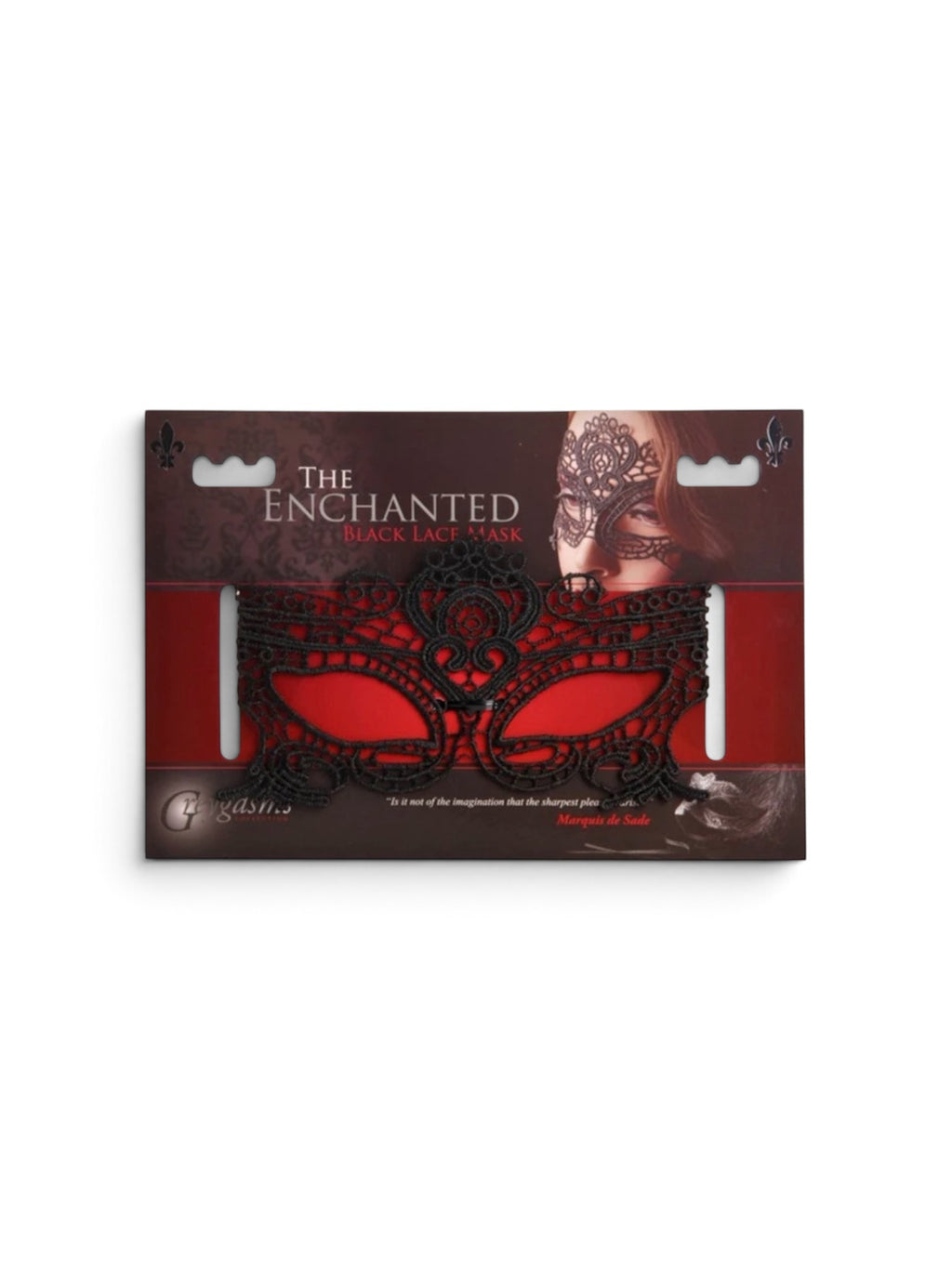 LE MASQUE EN DENTELLE NOIRE ENCHANTÉE