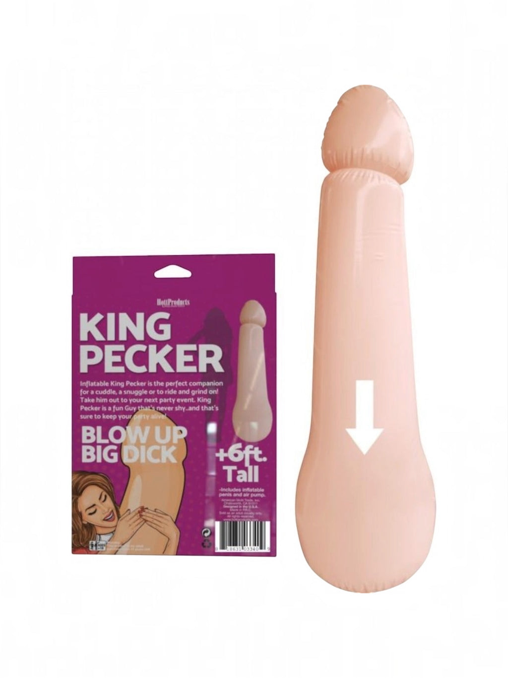 King Pecker Inflatable Doll – 6 ft