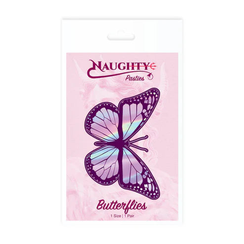 Naughty Holographic – Butterflies Nipple Pasties