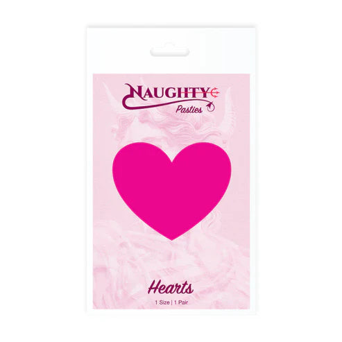 Naughty Glossy – Neon Heart Nipple Pasties