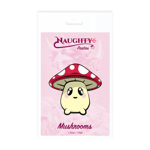 Naughty Glossy – Mushrooms Nipple Pasties