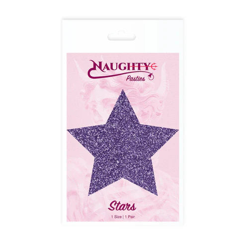 Naughty Glitter – Purple Star Nipple Pasties