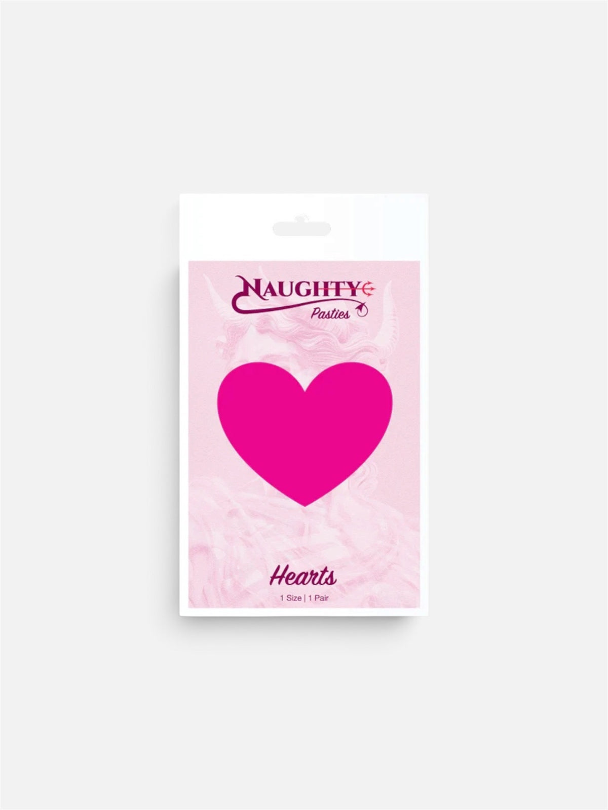 Naughty Glossy Neon Heart Nipple Pasties – Reusable Adhesive Covers