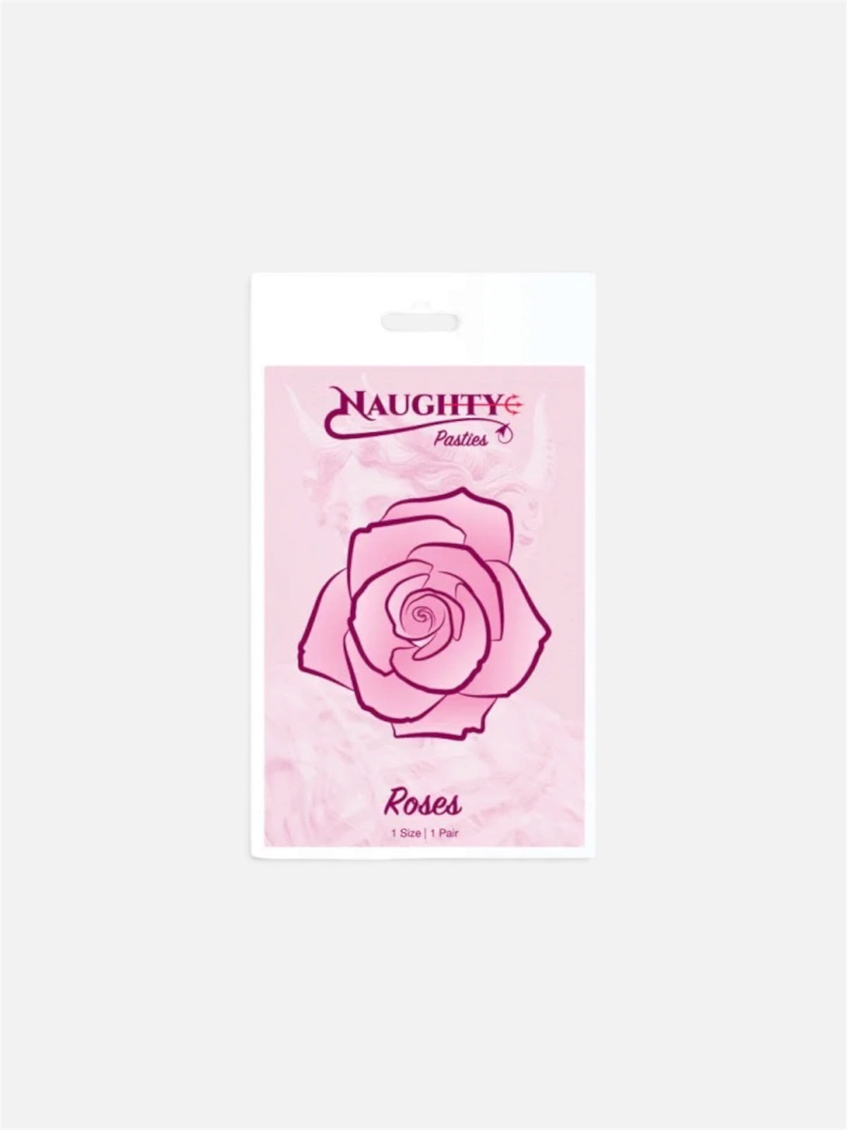 Naughty Glossy Rose Nipple Pasties