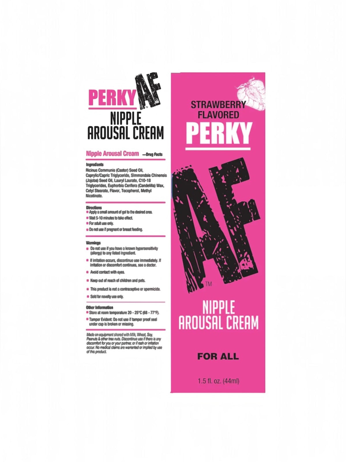 Perky AF Nipple Arousal Cream – Strawberry 1.5 oz