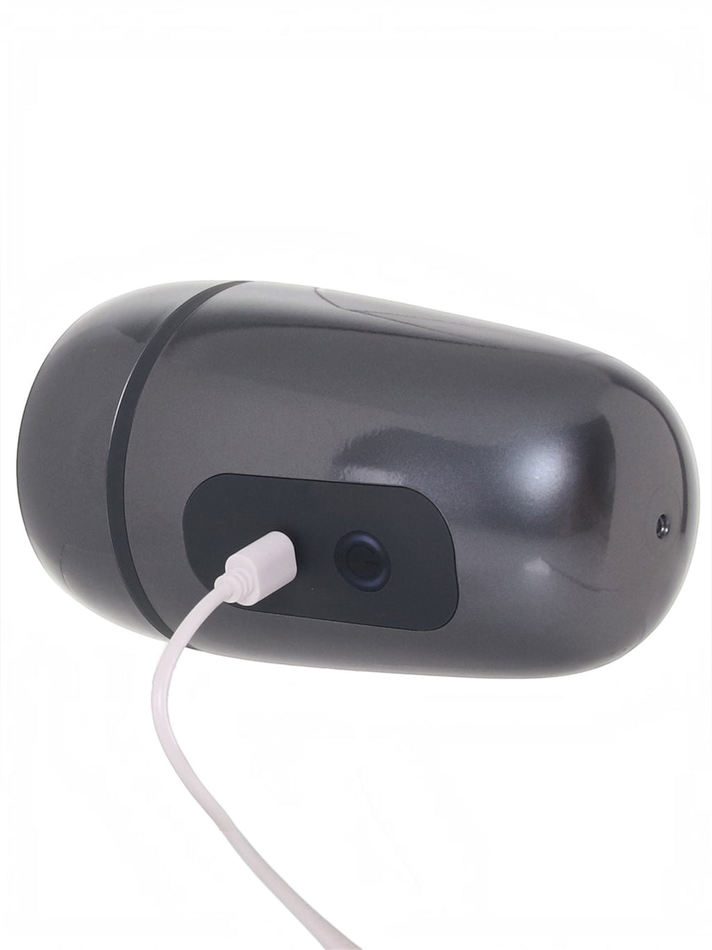 Shots Pumped Vibrobator 5.7" Rechargeable Stroker – Gunmetal