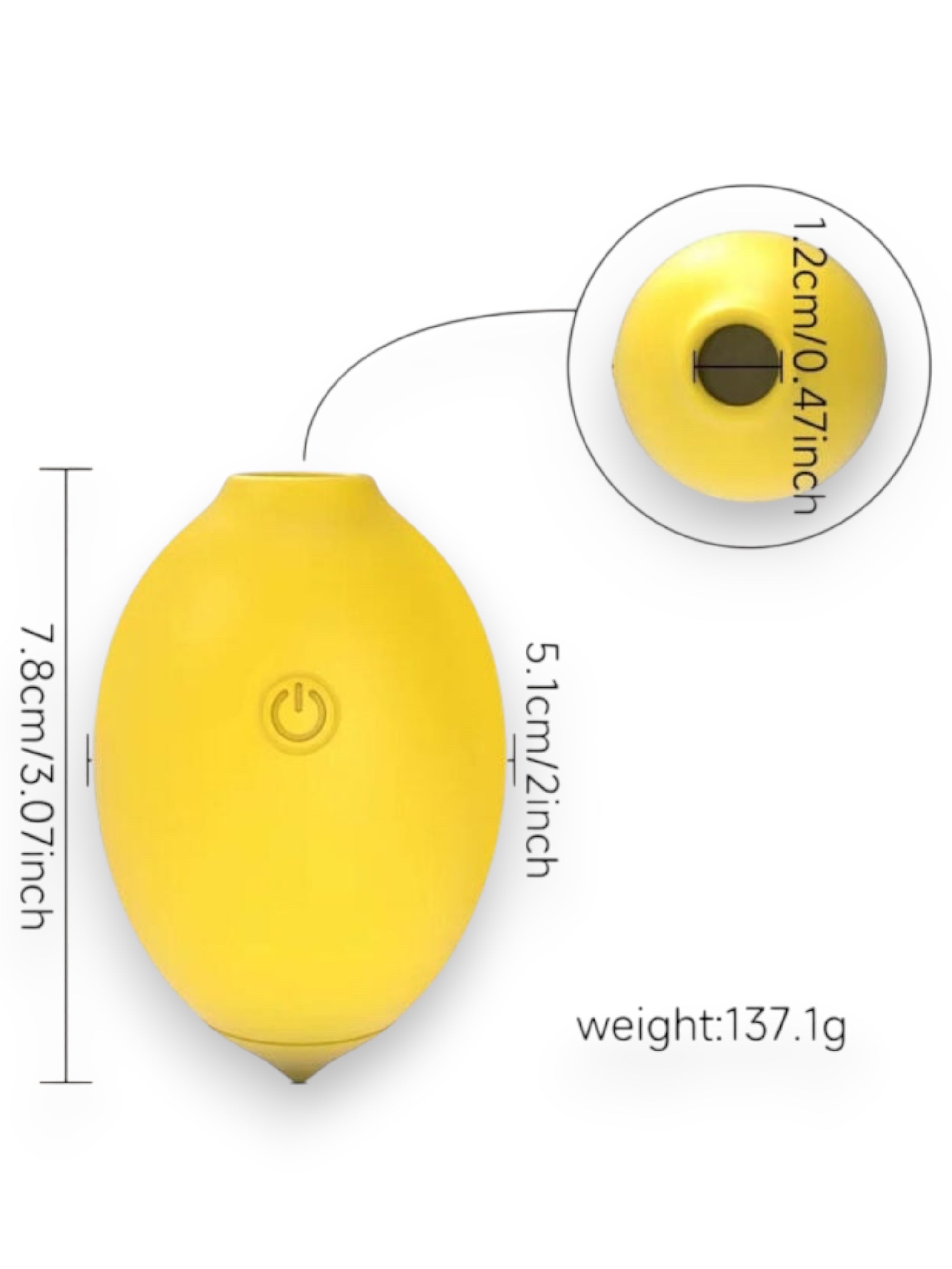 Bella Squeeze Lemon Clitoral Stimulator