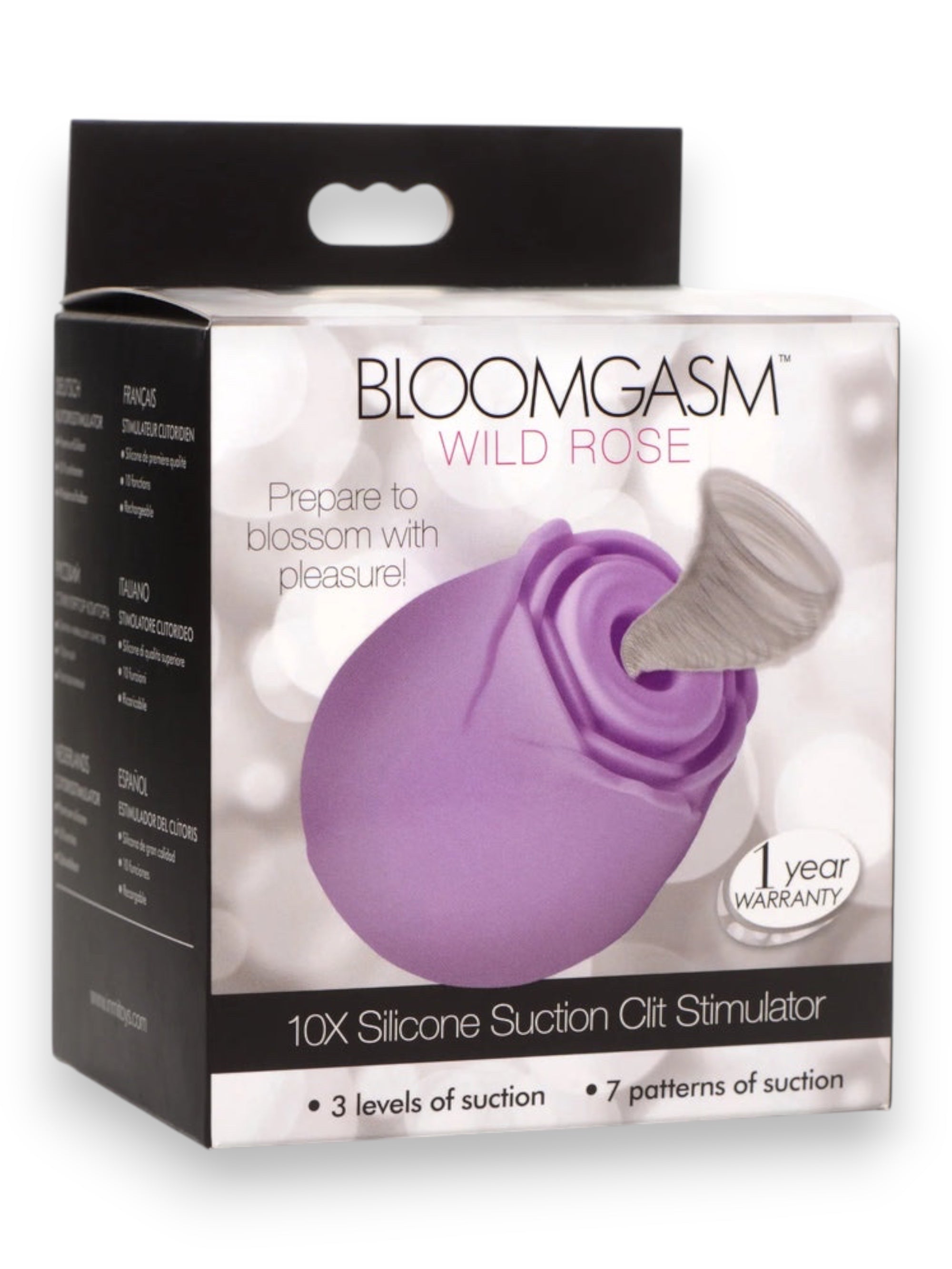 Bloomgasm Wild Rose 10X Suction Clit Stimulator