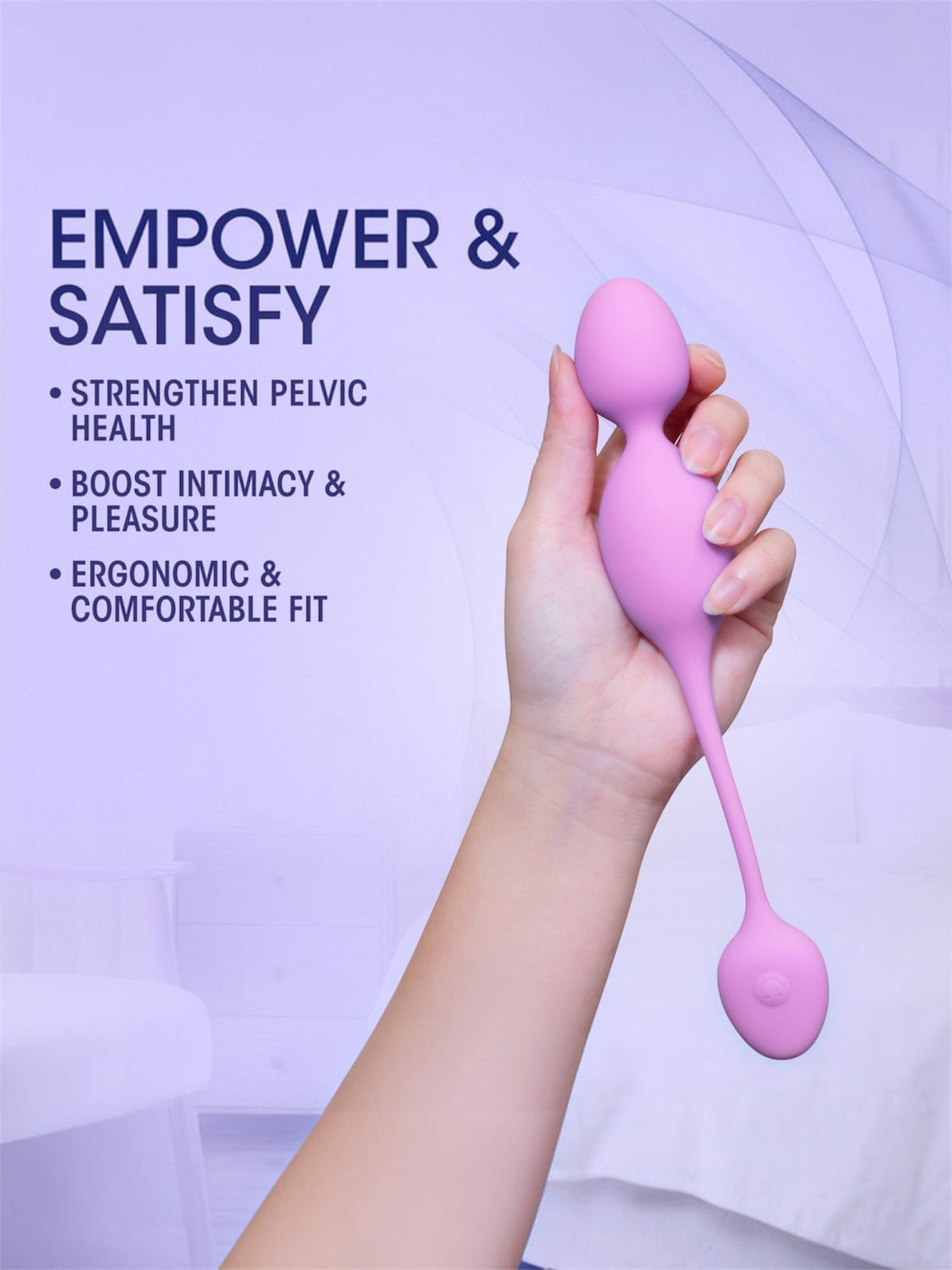 Blush Wellness Raine 9" Vibrating Kegel Ball
