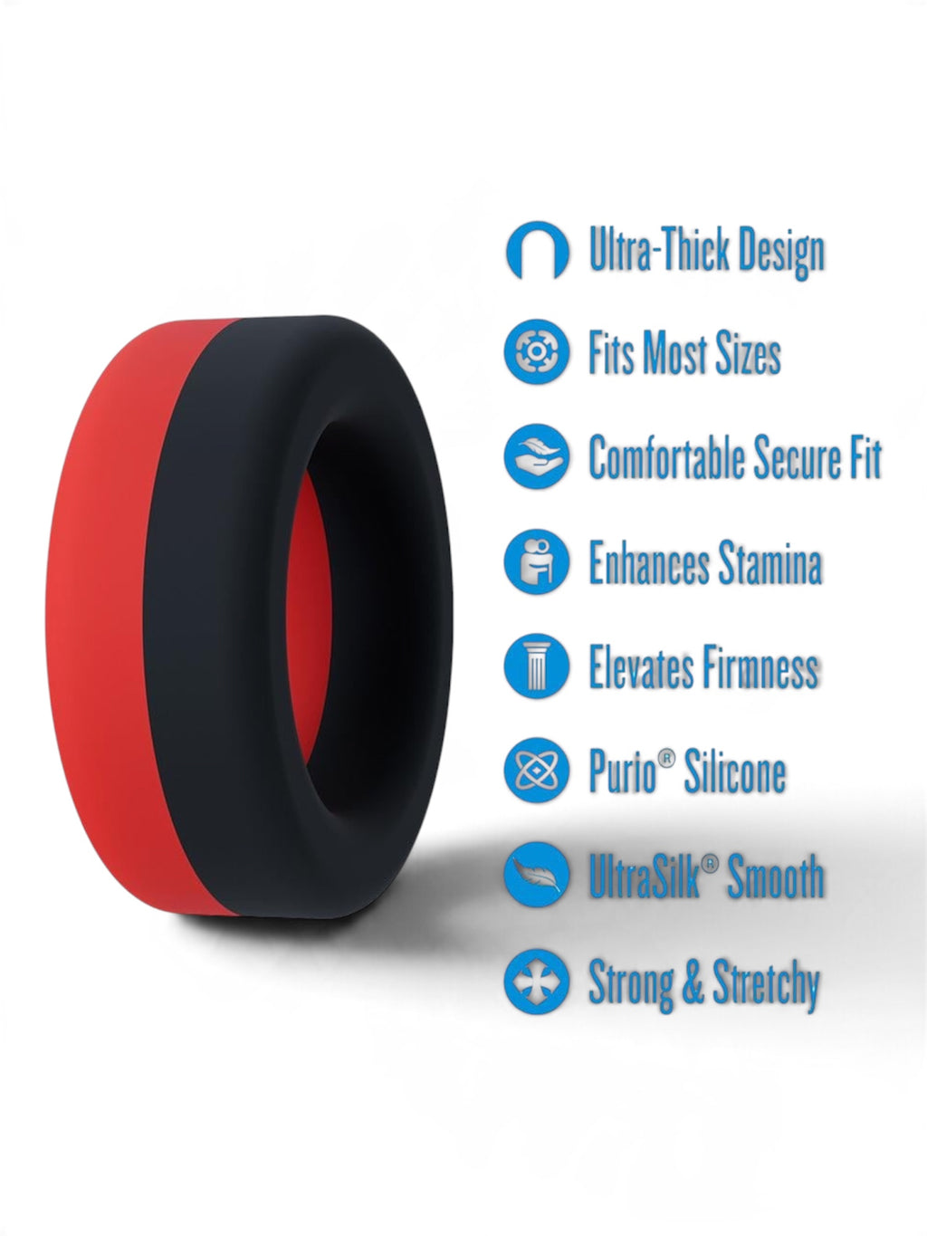 Blush Performance Plus Takeoff Cock Ring
