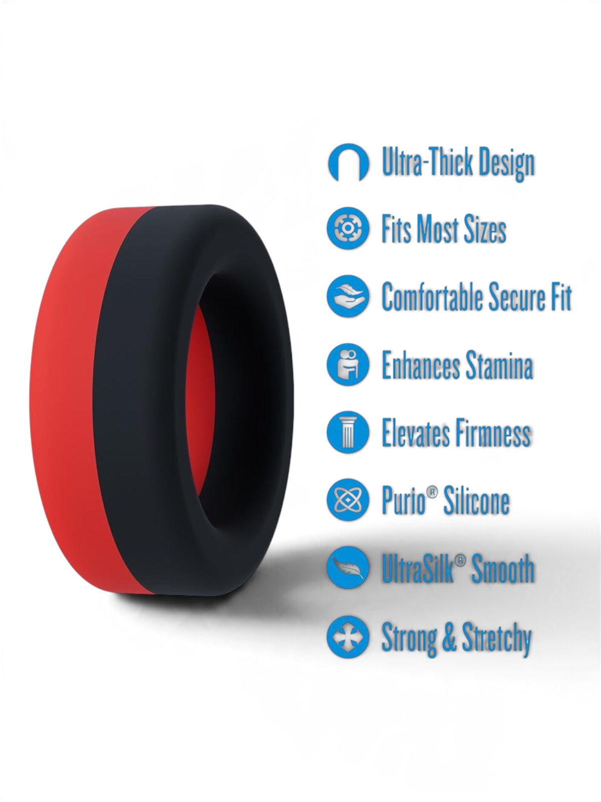 Blush Performance Plus Takeoff Cock Ring