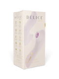 Blush Délice Fleur Rechargeable Fluttering Suction Vibrator – Barely Purple