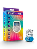 Blush Pleaser Rechargeable Vibrating Ring – Blue