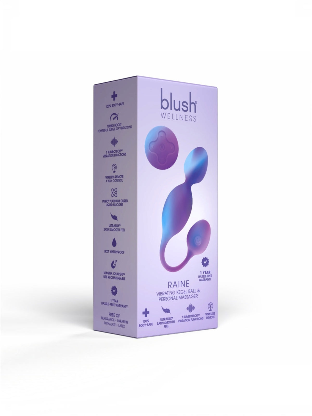 Blush Wellness Raine 9" Vibrating Kegel Ball