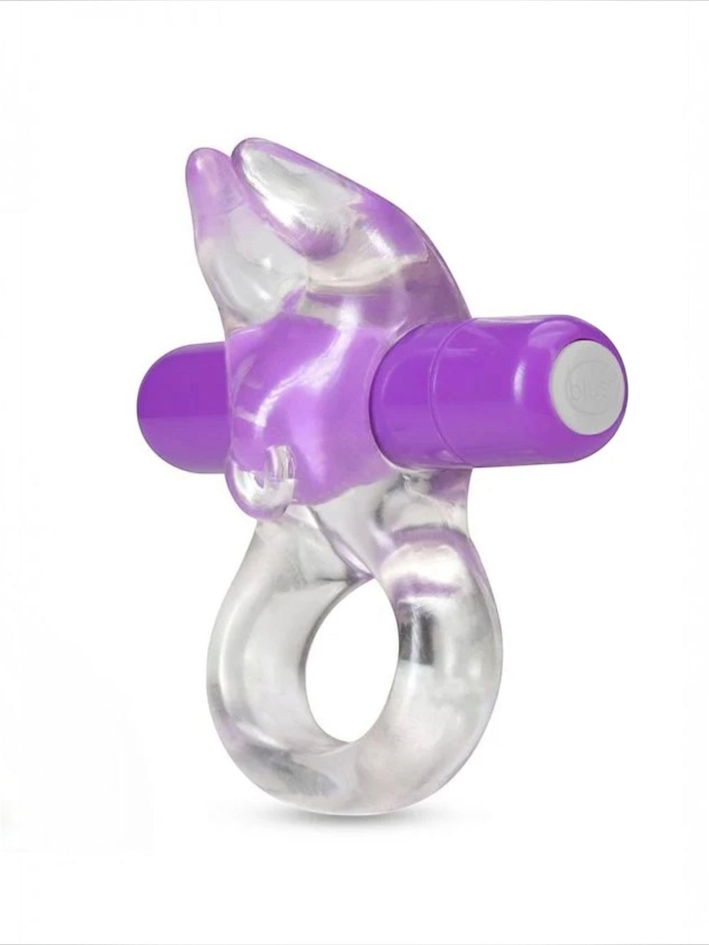 Joue avec moi - Anneau vibrant pour pénis Bull - Violet