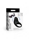 Vibrating Silicone Cock Ring - Black