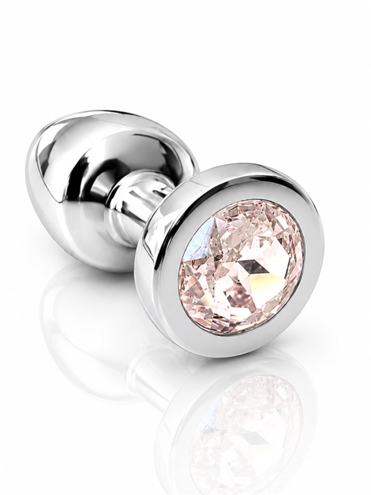 Custom Plug Metal Silver CRZ Plug – X-Small – Light Rose