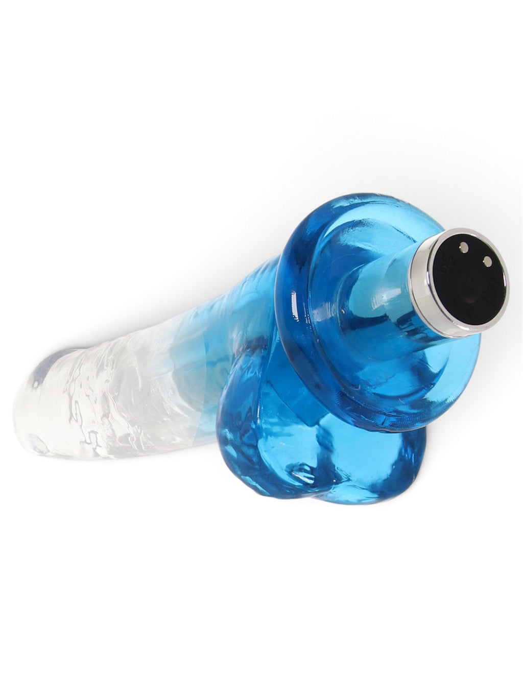 Hott Products Dream Boy 8" Rechargeable Vibrating Dildo – Aqua