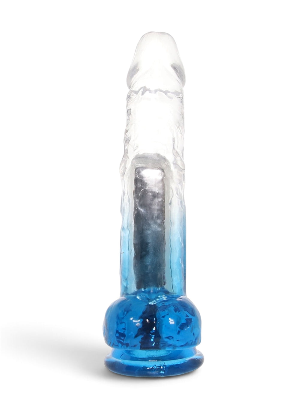 Hott Products Dream Boy 8" Rechargeable Vibrating Dildo – Aqua