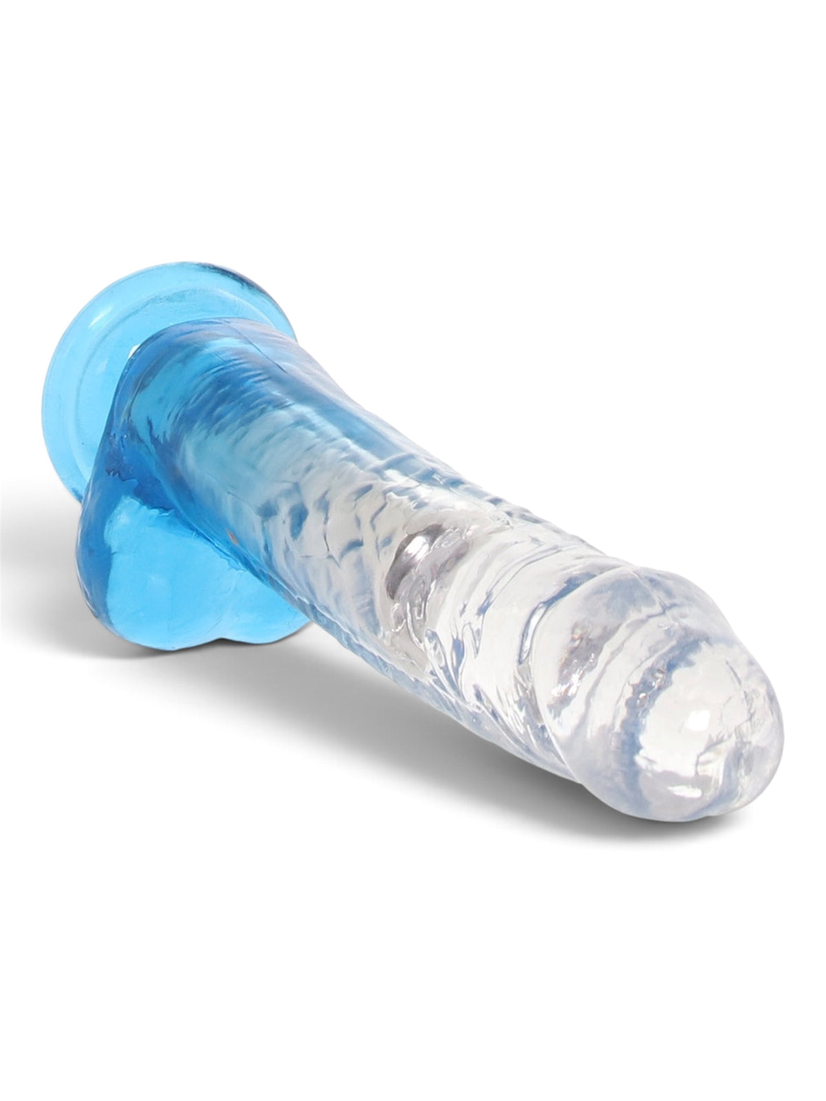 Hott Products Dream Boy 8" Rechargeable Vibrating Dildo – Aqua