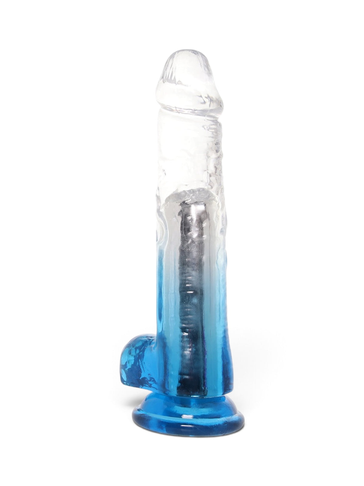 Hott Products Dream Boy 8" Rechargeable Vibrating Dildo – Aqua