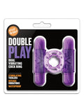 Blush Double Play 3" Dual Vibrating Ring – Purple