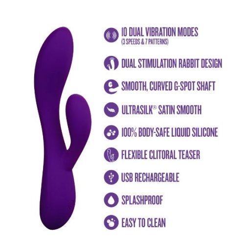 Sexy Things | Fever Dream Rabbit Vibrator With Dual Motors, G-Spot & Clitoral Stimulation In Lavender