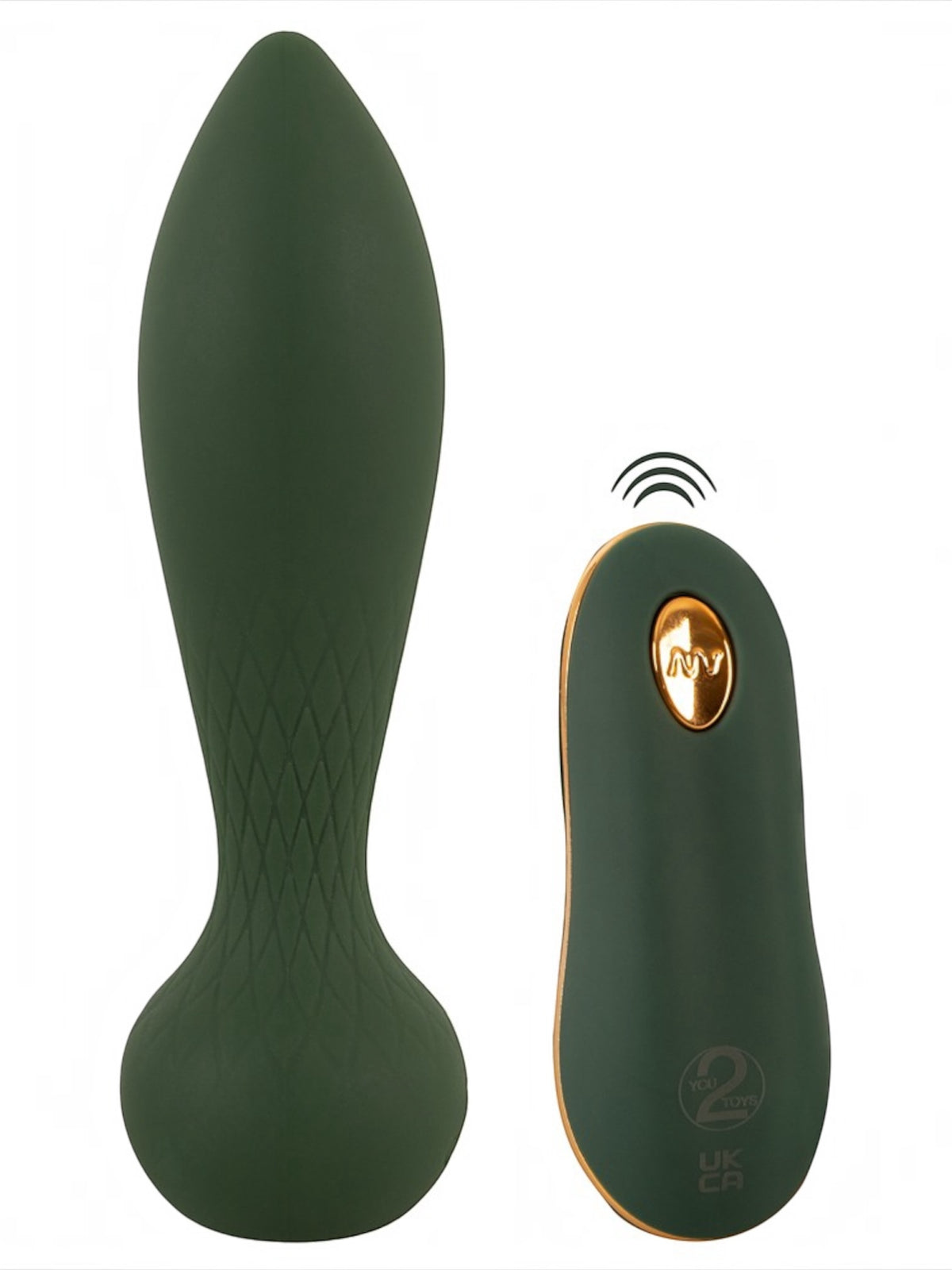 Emerald Love Luxurious 5.5" Remote Control Vibrating Anal Plug