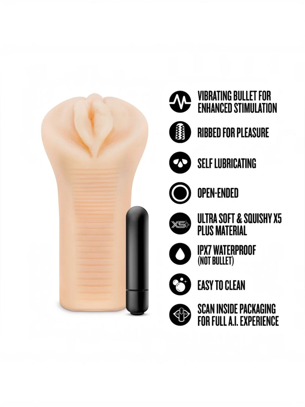 EnLust - Emma Male Masturbator with Bullet Vibrato