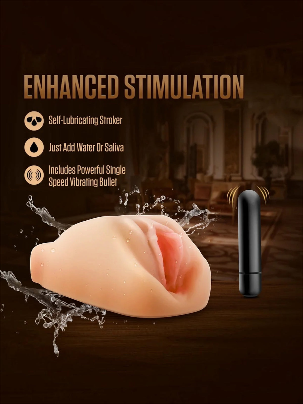EnLust - Sabrina Male Masturbator with Bullet Vibr