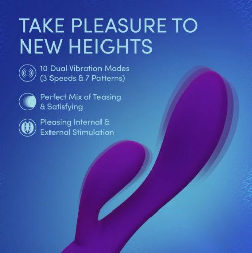Sexy Things | Fever Dream Rabbit Vibrator With Dual Motors, G-Spot & Clitoral Stimulation In Lavender