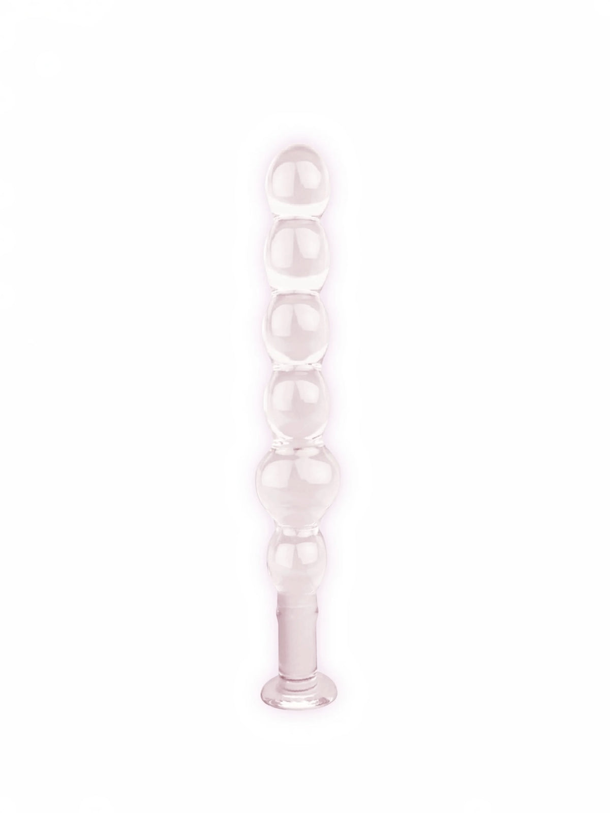 Bandelettes de verre, Bouchon elliptique en verre - Transparent