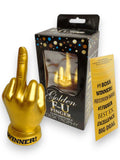 Golden F.U. Finger Desk Trophy – Novelty Office Award