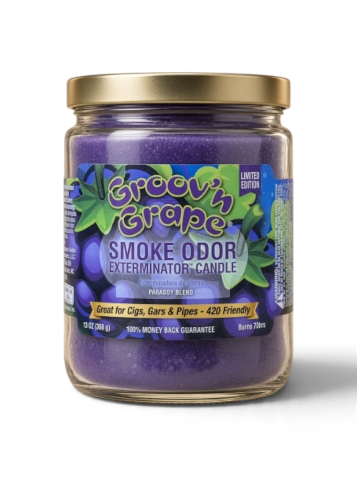 Smoke Odor Exterminator Candle – Groov'n Grape 13 oz