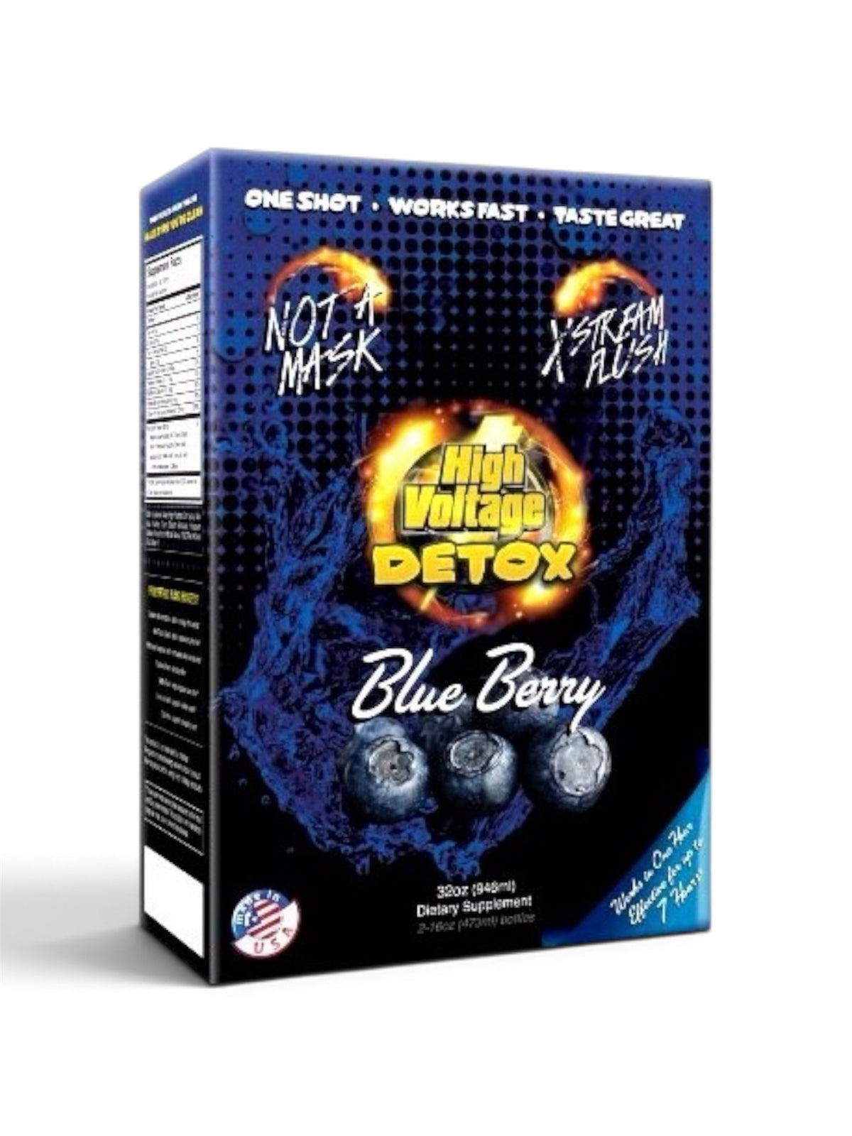 High Voltage Blueberry Detox Drink – 32 oz