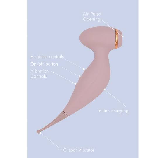 Amour Dual Function Air Pulse G Spot Stimulator Pe
