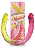 Shades Pink and Yellow 17" double dong