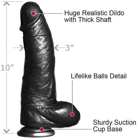 BBC- Big Black Cock - Icepick 10/12"