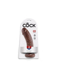 King Cock 8" Cock - Brown