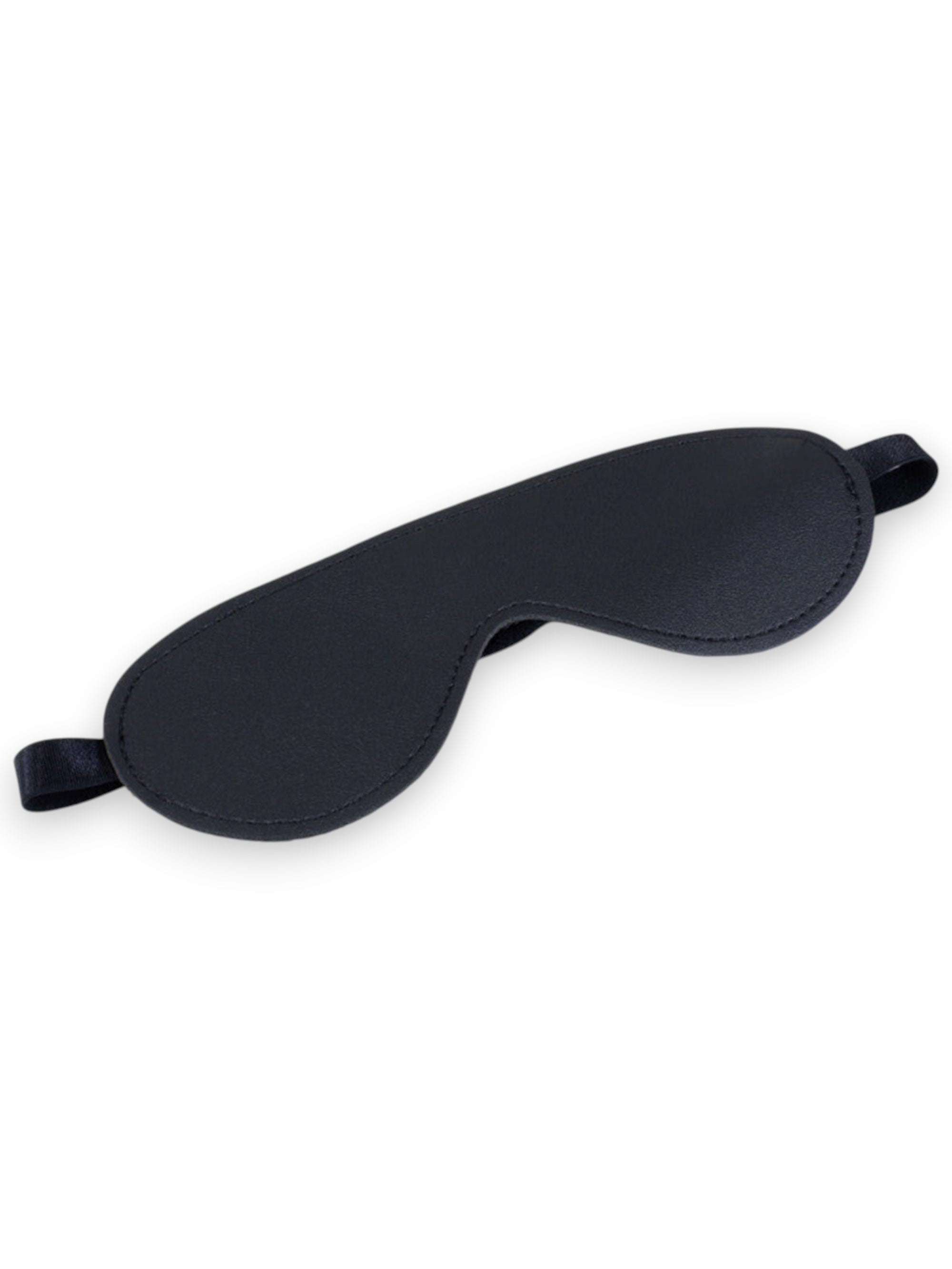 Kink Curious Blackout Mask and Tickler Crop - Black