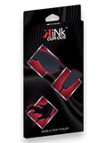 Kink Curious Blackout Mask and Tickler Crop - Black