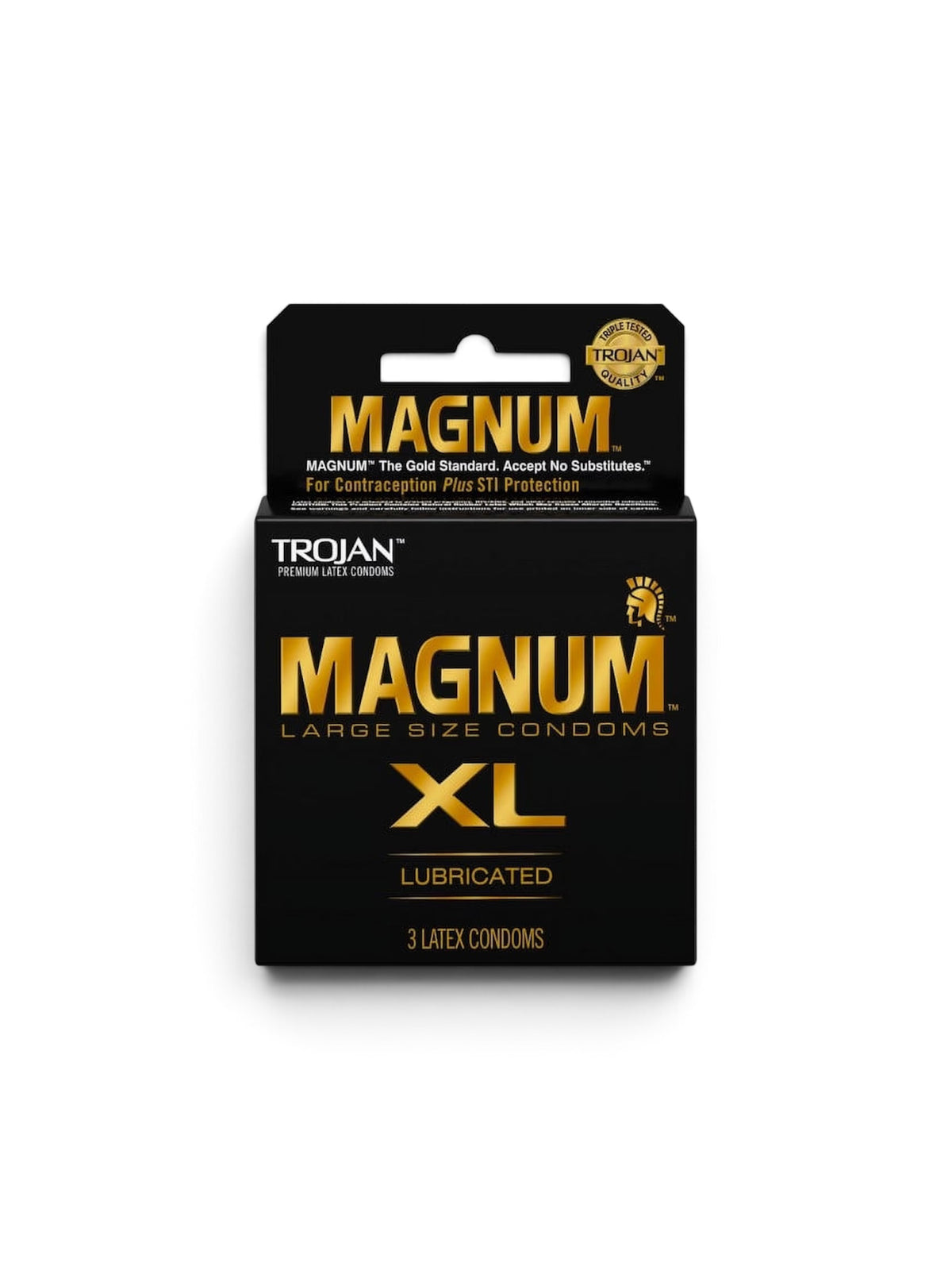 Magnum Large Size XL Condoms – 3 Count
