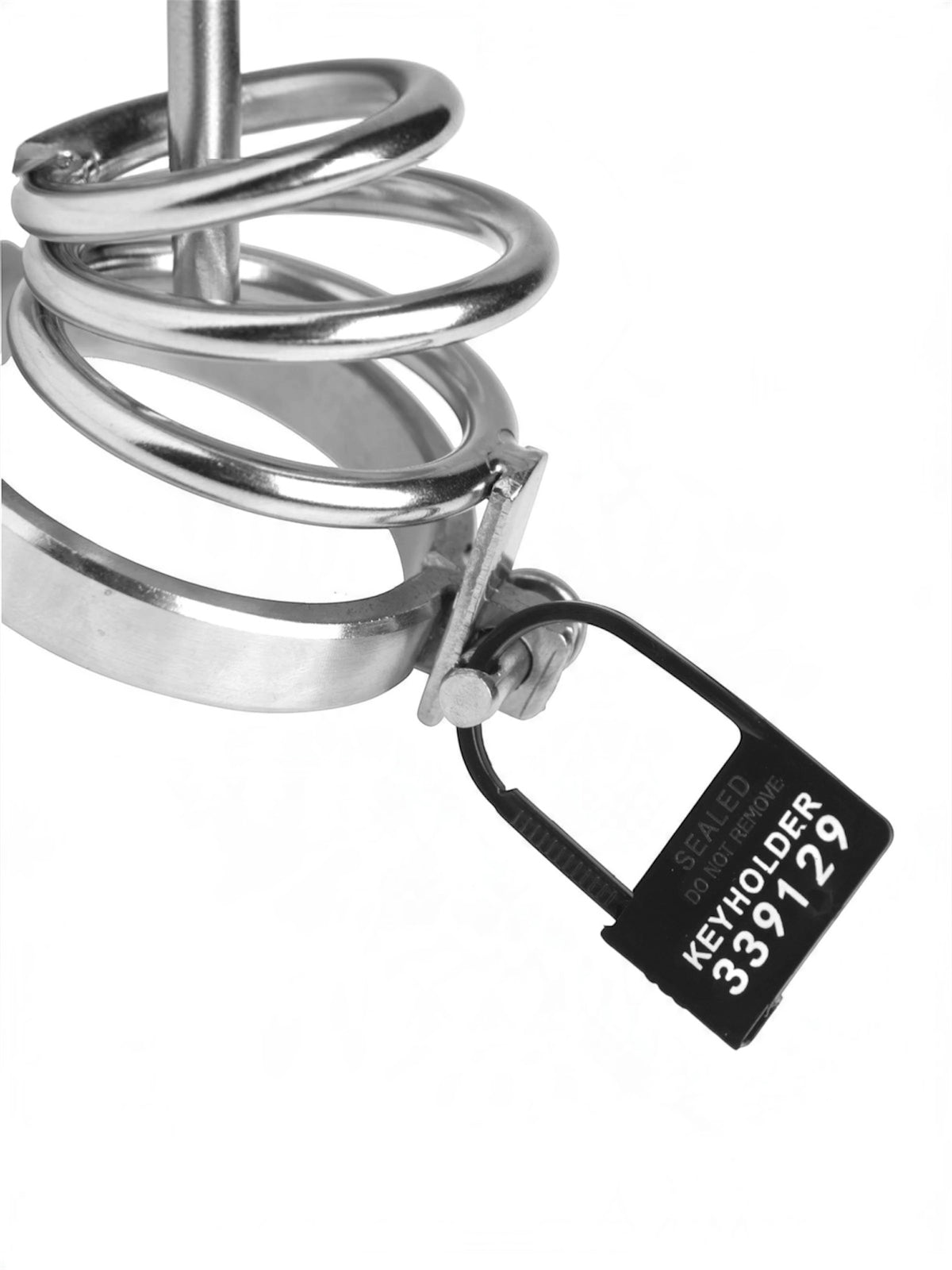 Master Series Keyholder Numbered Plastic Chastity Locks – 10 Pack